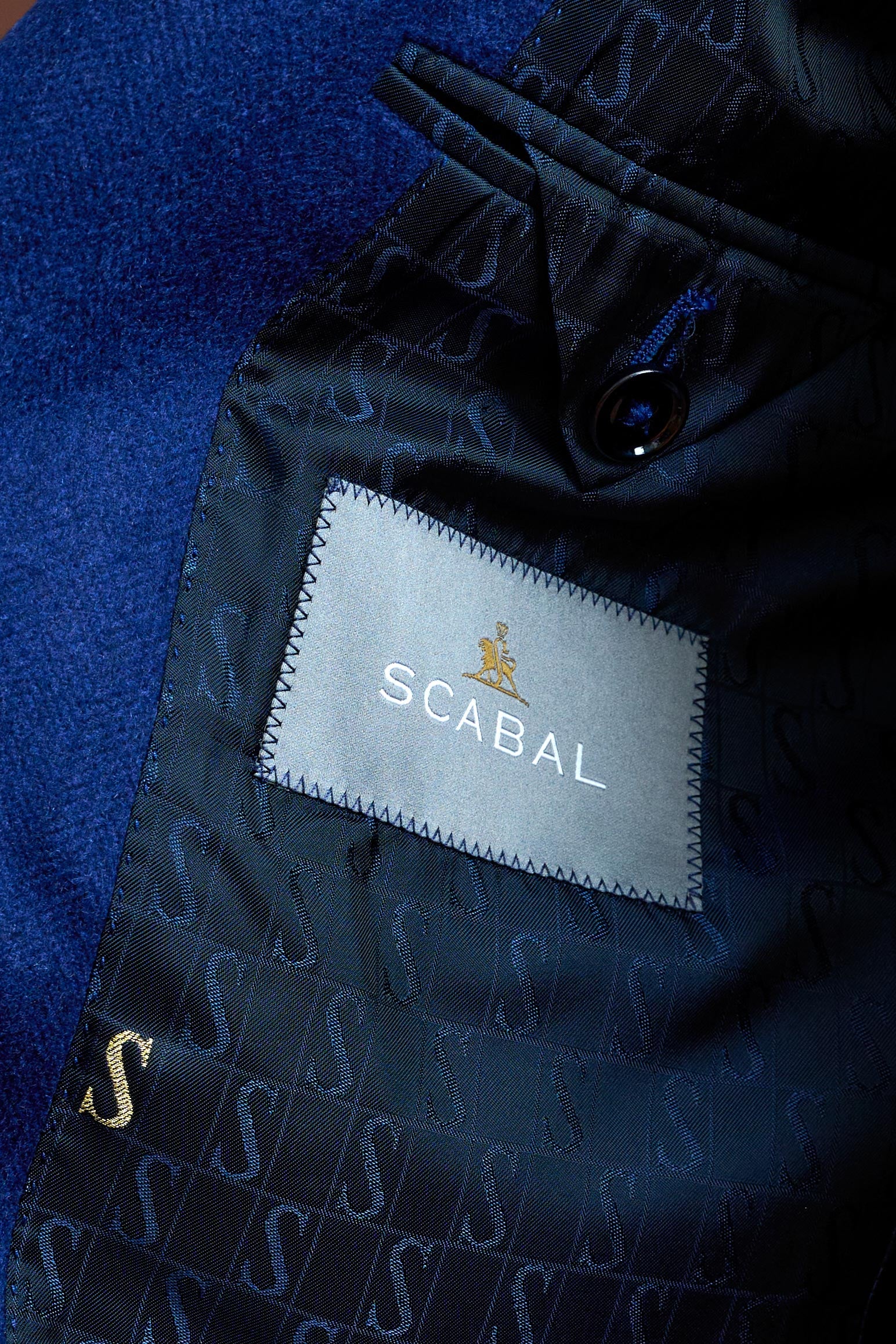 Navy Cashmere & Silk Kenton Jacket Beverly Hills - Image 3
