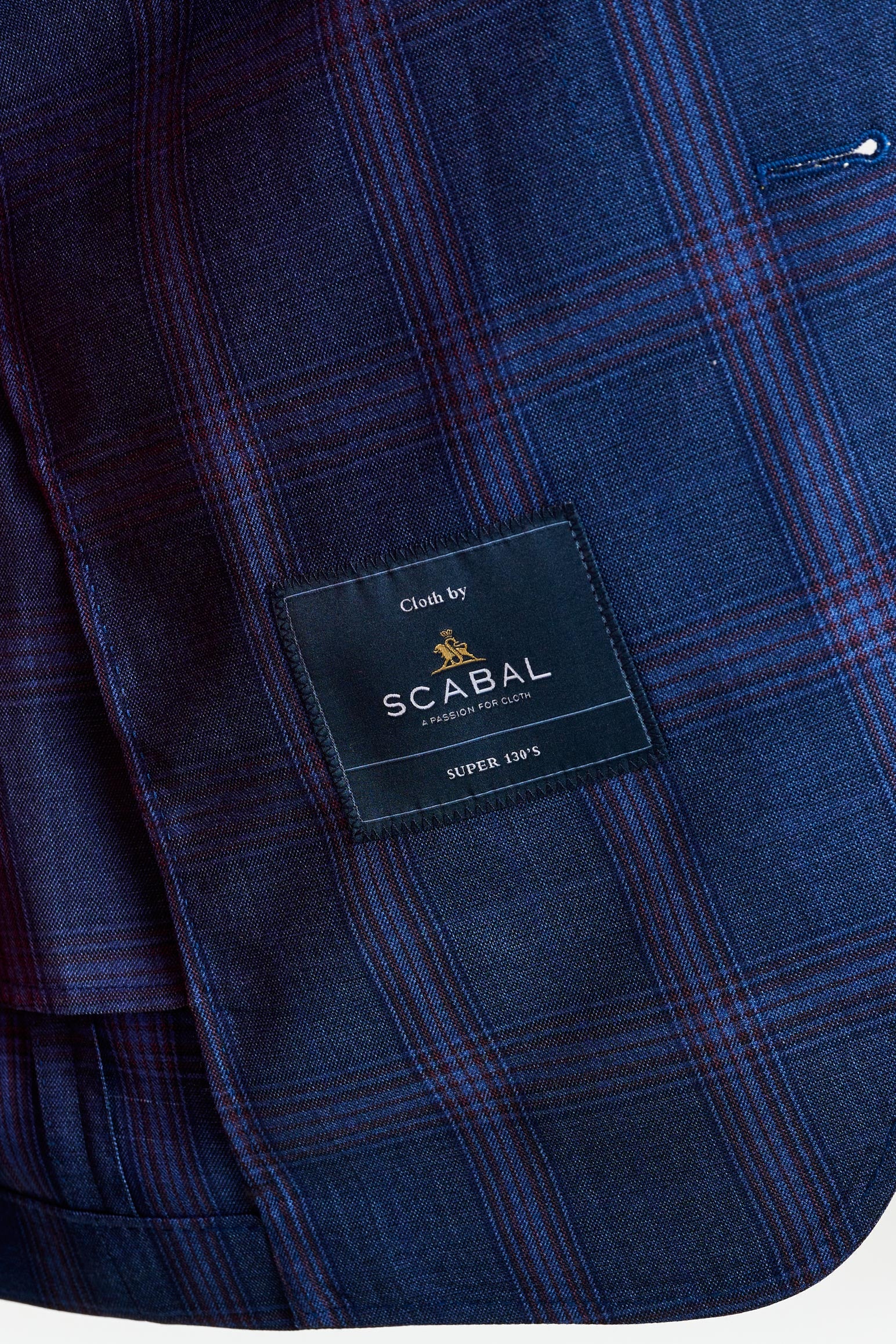 Blue & Red Check Soho Jacket Mosaic - Image 7